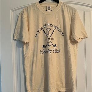 Putts & Prosecco T Shirt Size Large